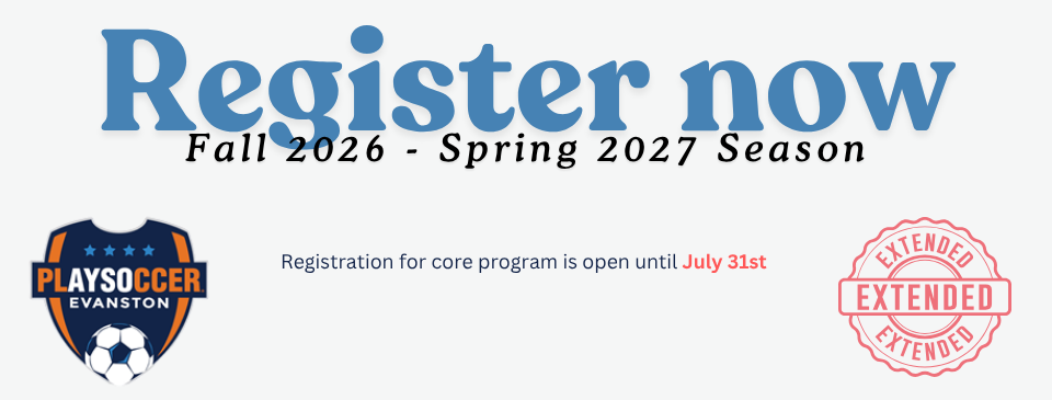 Registration extended for the 2026 2027 Evanston AYSO Core Season